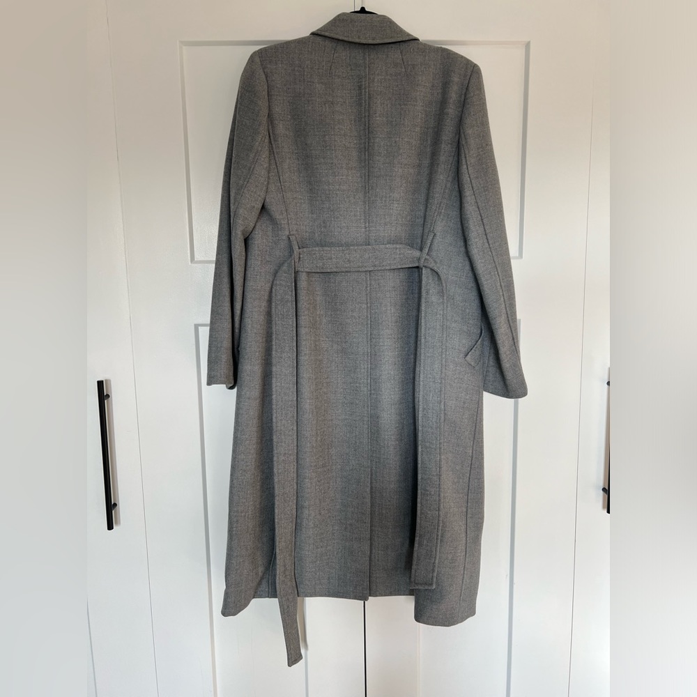 J..Crew | Double Serge Wool Coat | Heather Graphite | 4 - Picture 3 of 7